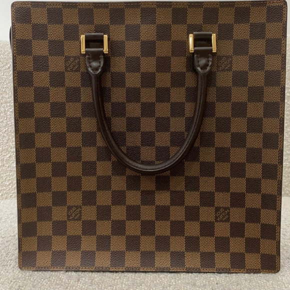 Authentic Pre-Owned Louis Vuitton Bag Sac Plat Damier Ebene Canvas Tote - Picture 2 of 16